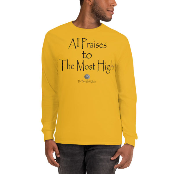 TTWO-All-Praises-to-The-Most-High_mockup_Front_Mens-2_Gold