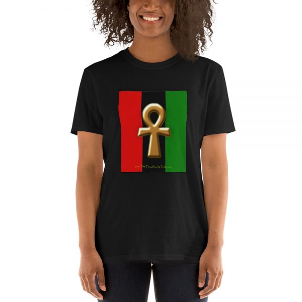 The True World Order Ankh Key of Life Short-Sleeve Unisex T-Shirt, Black