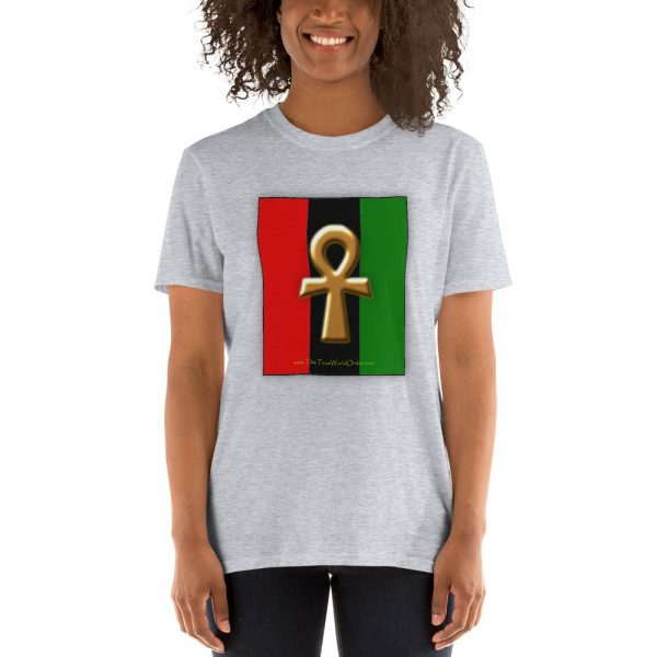 The True World Order “Ankh Key of Life” Short-Sleeve Unisex T-Shirt, Sport Grey