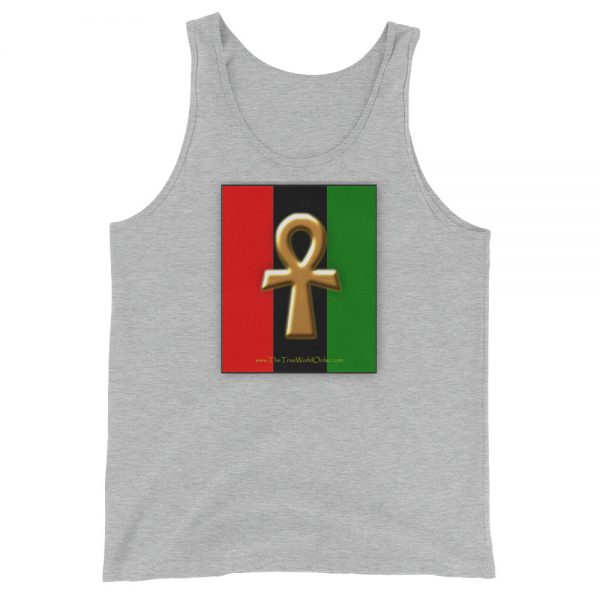 The True World Order “Ankh Key of Life” Unisex Tank Top, Athletic Heather