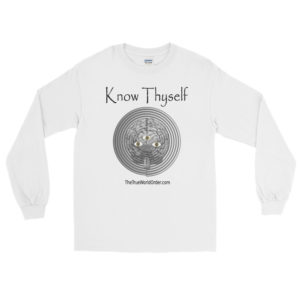 The True World Order Know Thyself Long Sleeve T-Shirt, White