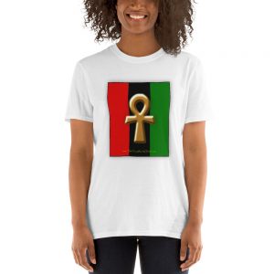 The True World Order Ankh Key of Life Short-Sleeve Unisex T-Shirt, White