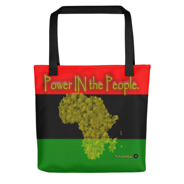 The True World Order "Power IN the People" Tote bag, Black Handle