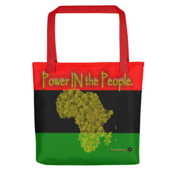 The True World Order "Power IN the People" Tote bag, Red Handle