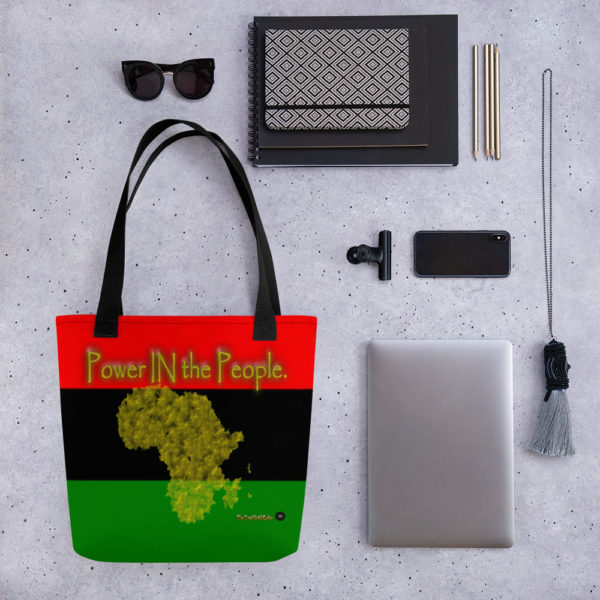 The True World Order "Power IN the People" Tote bag, Black Handle