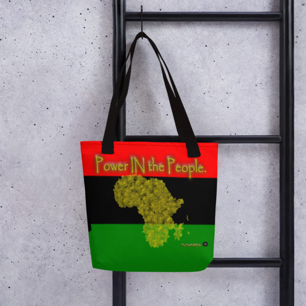 The True World Order "Power IN the People" Tote bag, Black Handle