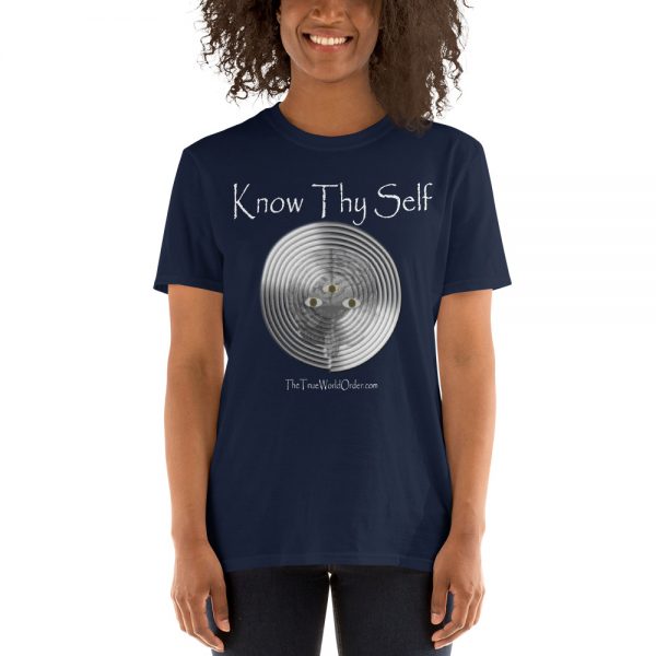 The True World Order "Know Thy Self" Unisex T-Shirt, Navy