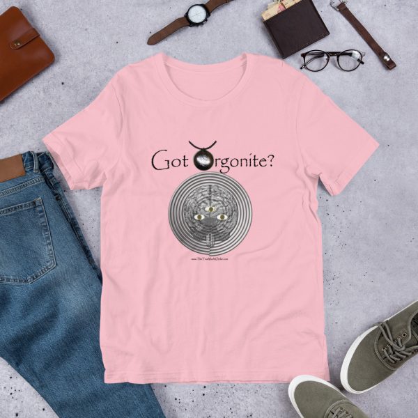 The True World Order “Got Orgonite?” Short-Sleeve Unisex T-Shirt, Pink