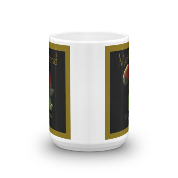 The True World Order “Africa, Motherland” with Gold Border Mug, 15 oz.