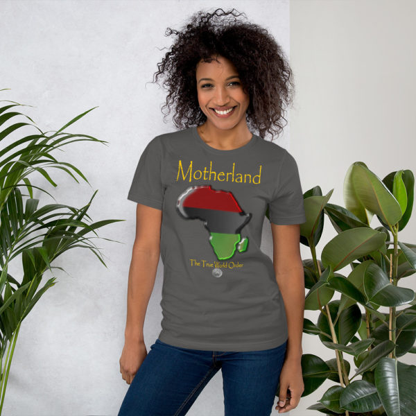 The True World Order “Africa, Motherland” Short-Sleeve Unisex T-Shirt, Asphalt