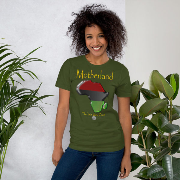 The True World Order “Africa, Motherland” Short-Sleeve Unisex T-Shirt, Olive