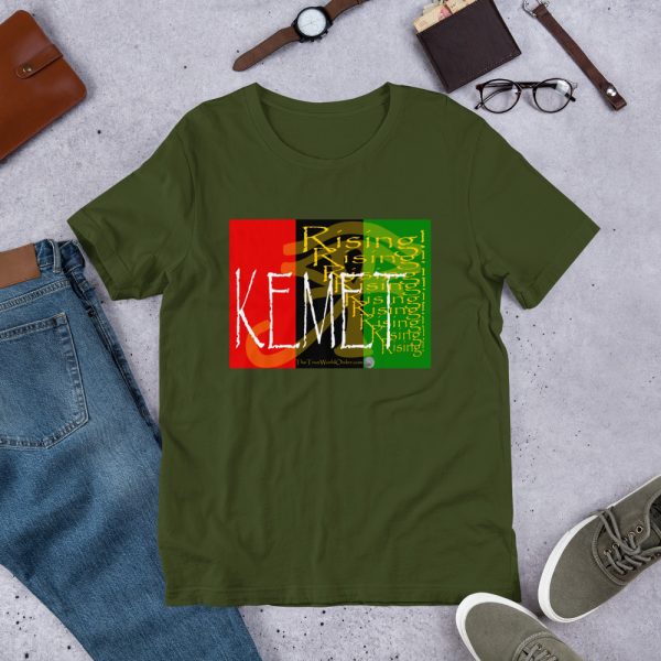 The True World Order "Kemet Rising" Short-Sleeve Unisex T-Shirt, Olive