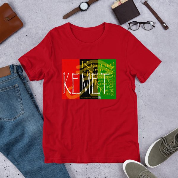 The True World Order "Kemet Rising" Short-Sleeve Unisex T-Shirt, Red