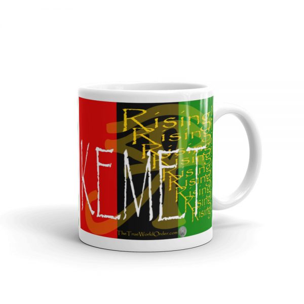 The True World Order “Kemet Rising!” Mug, 11 oz., right