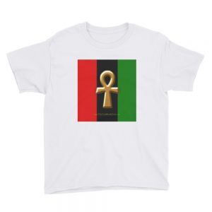 The True World Order “Ankh Key of Life” Youth Short Sleeve T-Shirt, White