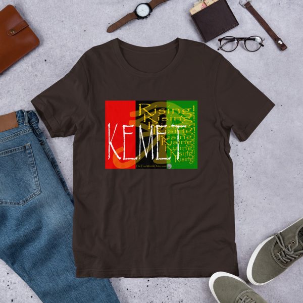 The True World Order "Kemet Rising" Short-Sleeve Unisex T-Shirt, Brown