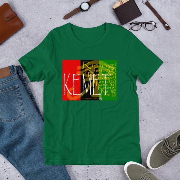 The True World Order "Kemet Rising" Short-Sleeve Unisex T-Shirt, Kelly