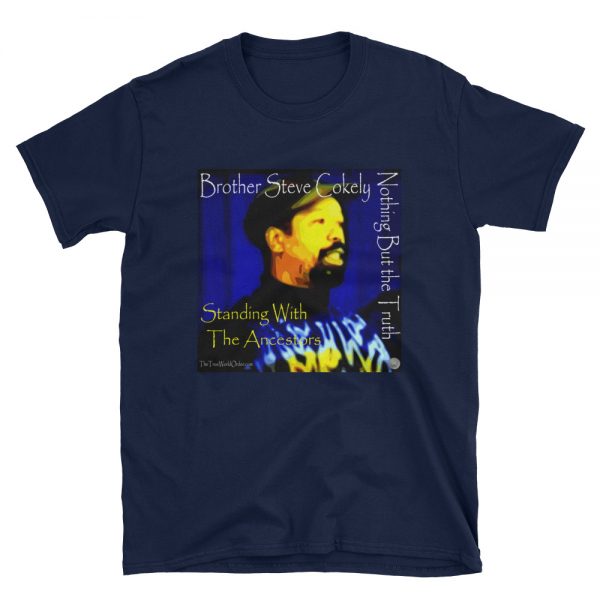 The True World Order “Steve Cokely” Short-Sleeve Unisex T-Shirt, Navy