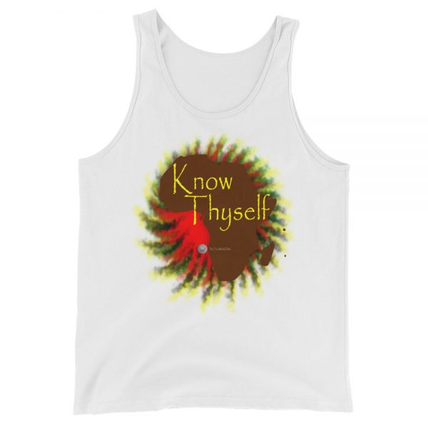 The True World Order "Know Thyself, Africa" Unisex Jersey Tank with Tear Away Label, White