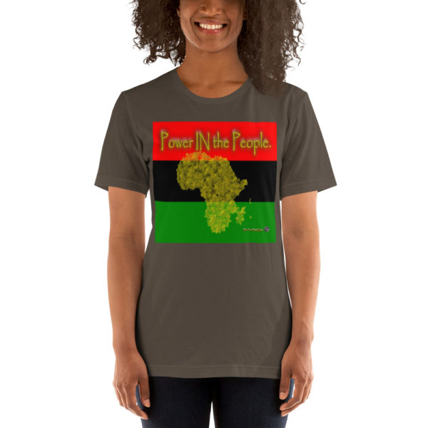 The True World Order “Power IN the People” Short-Sleeve Unisex T-Shirt, Army