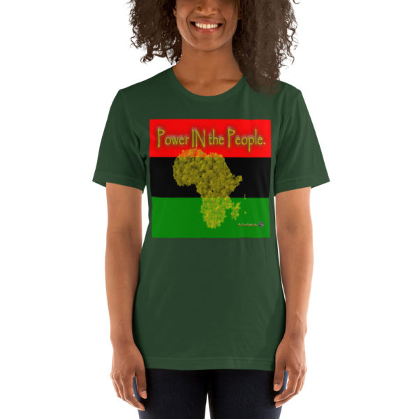 The True World Order “Power IN the People” Short-Sleeve Unisex T-Shirt, Forest