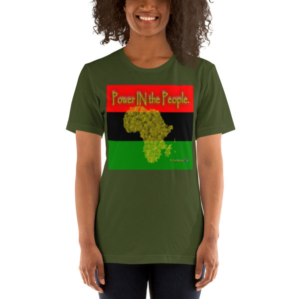 The True World Order “Power IN the People” Short-Sleeve Unisex T-Shirt, Olive