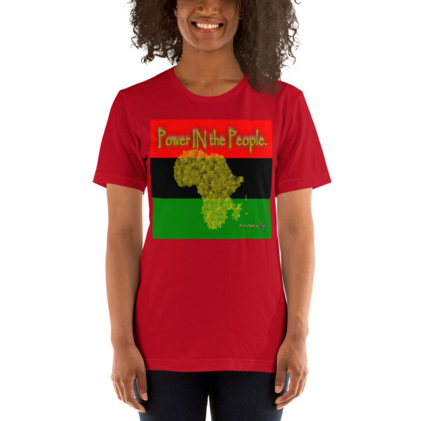 The True World Order “Power IN the People” Short-Sleeve Unisex T-Shirt, Red