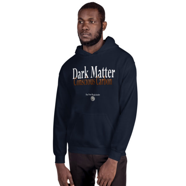 The True World Order "Dark Matter, Conscious Carbon" Unisex Hoodie, Navy