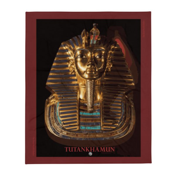 The True World Order "Tutankhamun" Throw Blanket, 50x60