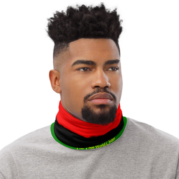 The True World Order “Red, Black and Green” Neck Gaiter