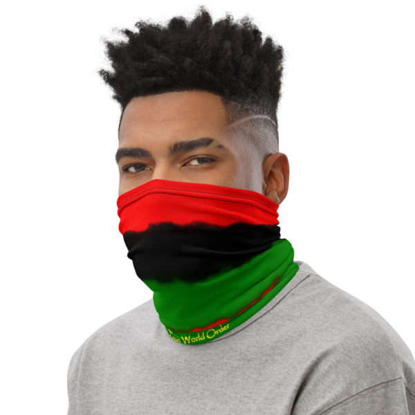 The True World Order “Red, Black and Green” Neck Gaiter