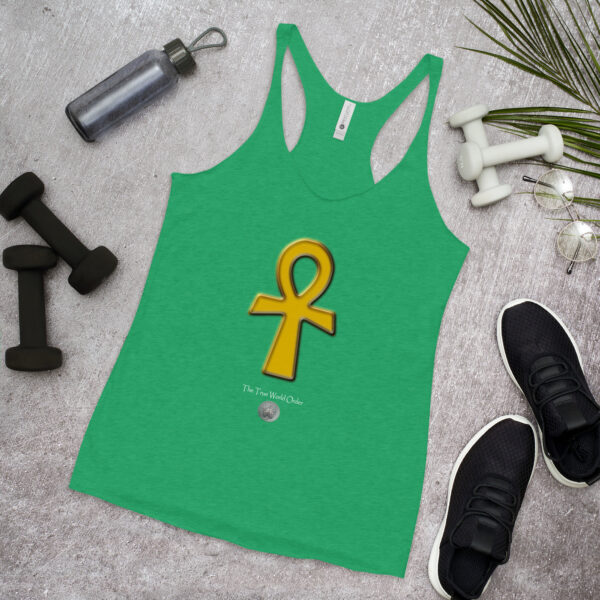 The True World Order “Golden Ankh” Women's Racerback Tank Lifestyle Envy